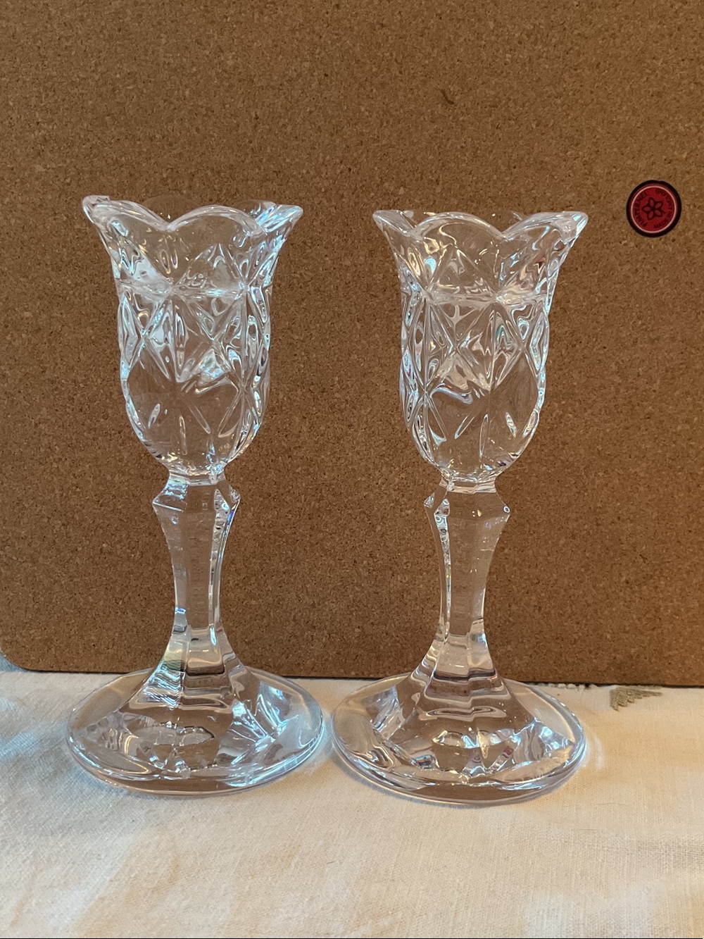 Marquis WaterFord Crystal Candle Holders